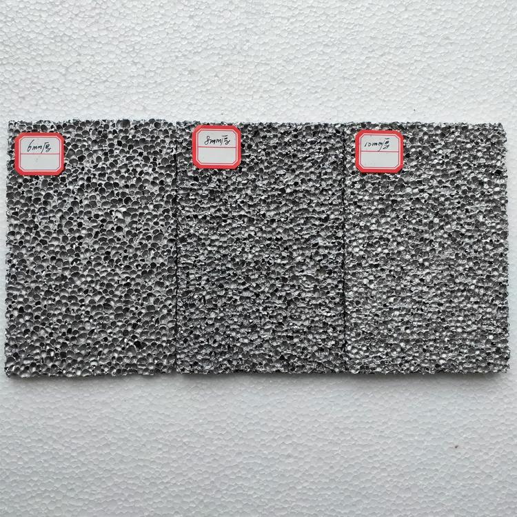 廣嘉源泡沫鋁 500×1000×5mm聲屏障、隔音、吸音發(fā)泡鋁環(huán)保新材料 GJY-AL001